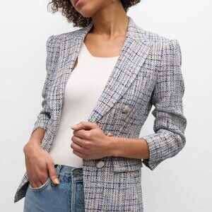 VERONICA BEARD - RYLAND DICKEY JACKET IN BLUE MULTI